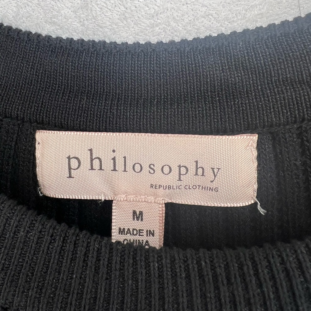 Philosophy. Ribbed Sweater - Picture 4 of 4